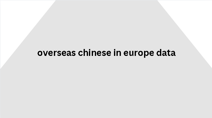 overseas chinese in europe data